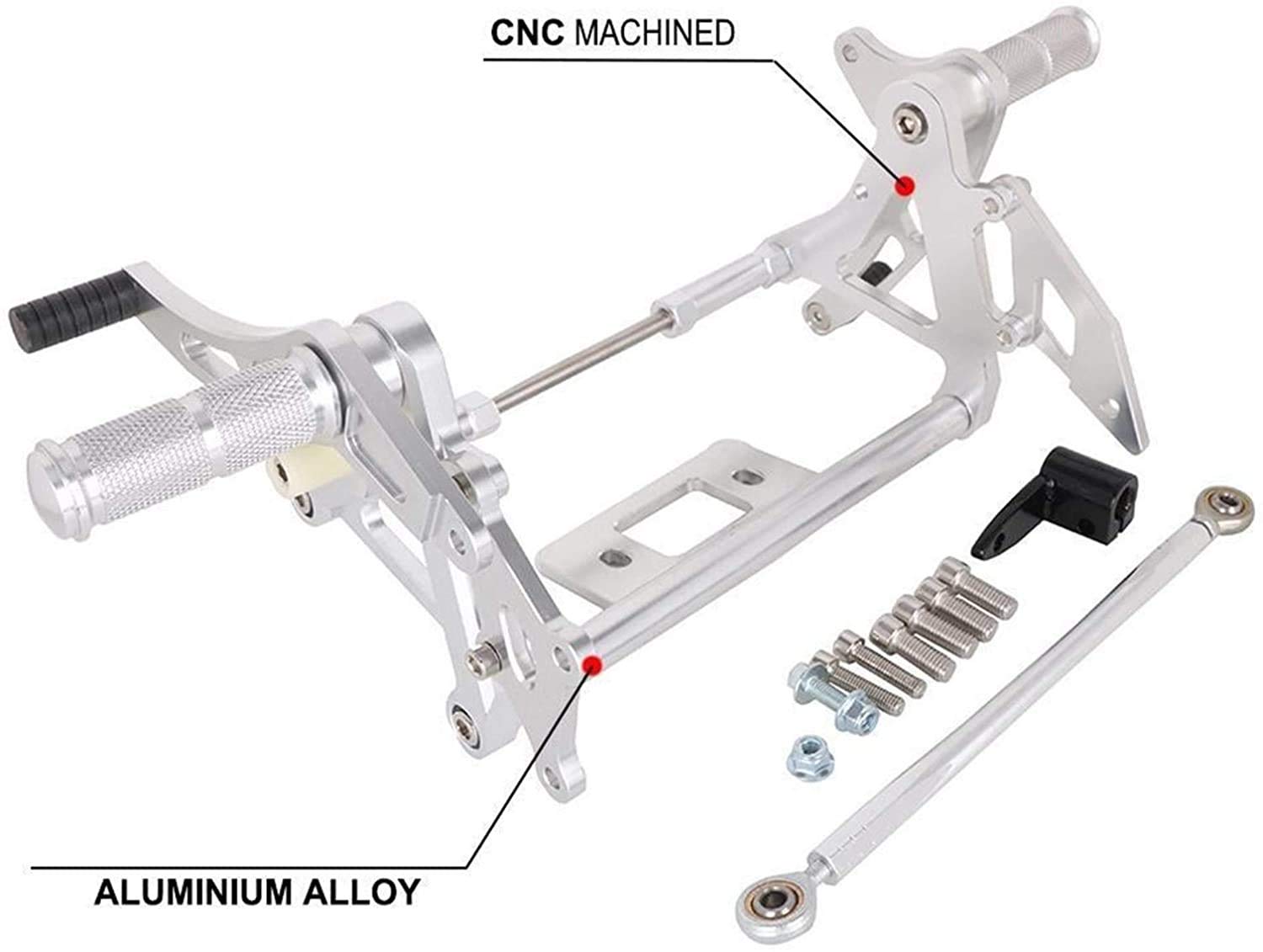 バックステップ 調整可能 CNC アルミ 適応車種:ホンダ Z50 モンキー Amazon | JIN YAO モンキー バックステップ 調整可能 CNC アルミ